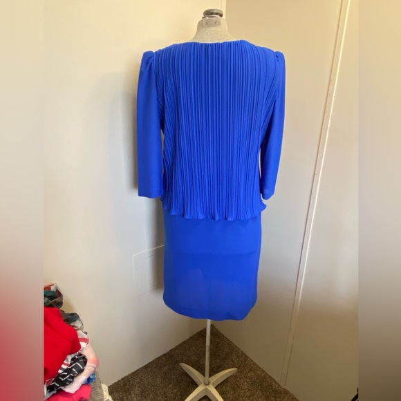 Sandi Dee Vintage Royal Blue Formal Dress Women’s 11/12 - Picture 5 of 5